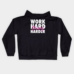 Work hard pray harder Kids Hoodie